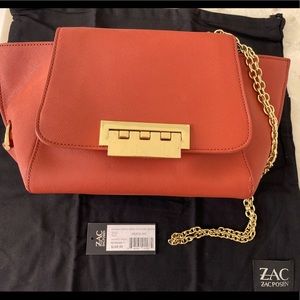 Zac Posen Eartha Xbody Dark Orange Crossbody Bag